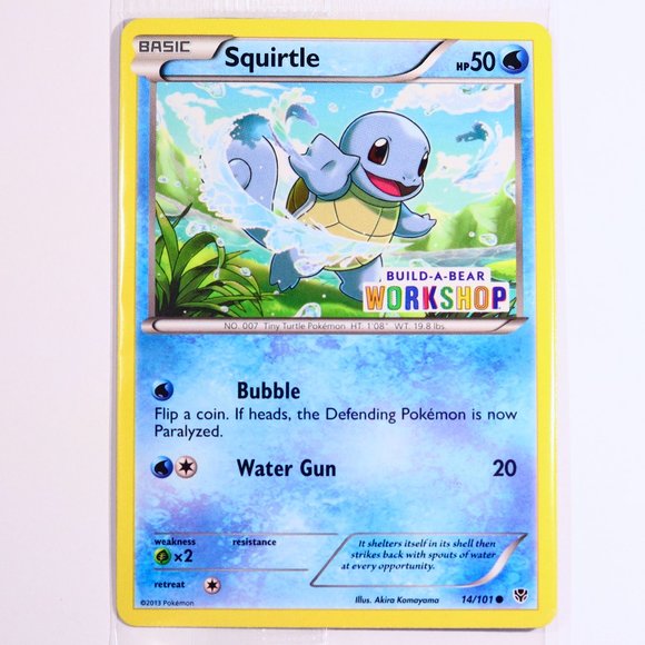 Pokemon | Toys | Squirtle Pokemon Build A Bear Card | Poshmark